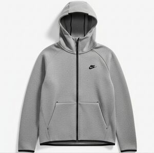 Nike Tech Gray Zip-Up Hoodie